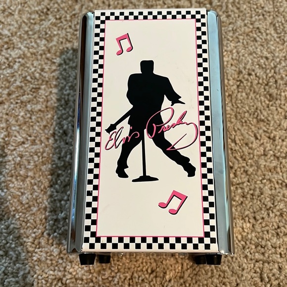 Kitchen Elvis Presley Napkin And Sugar Dispenser 1997 Set Poshmark